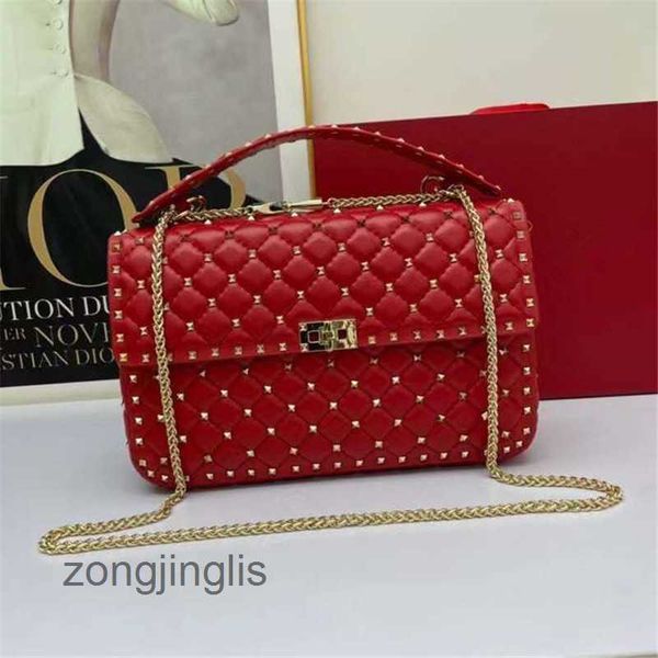 

handbags designer fashion classic lady bags crossbody beach women fashionable sheepskin diamond valentinoc grid rivet small portable leather
