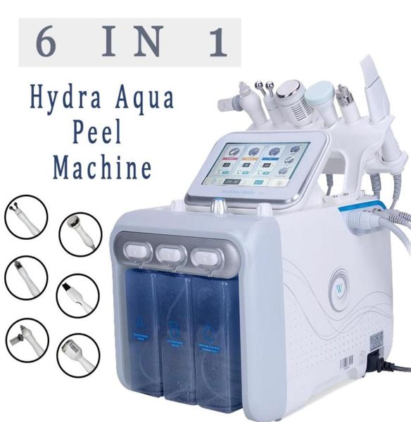 

2022 multifunctional beauty equipment newes 6 in 1 korean h2 o2 aqua water facial spa oxygen peel skin care water dermabrasion ma2607986, Black;white