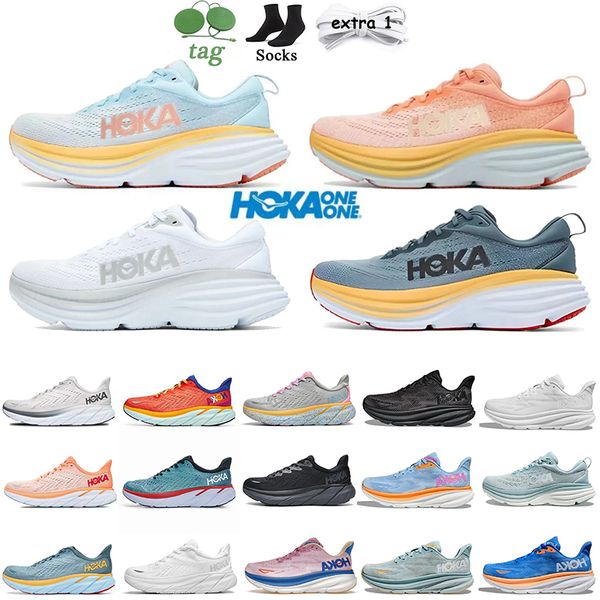 

2023 hokas shoes outdoor sports hoka bondi 8 clifton 9 8 goblin blue womens mens goblin blue summer soog carbon x 2 on cloud floral people o