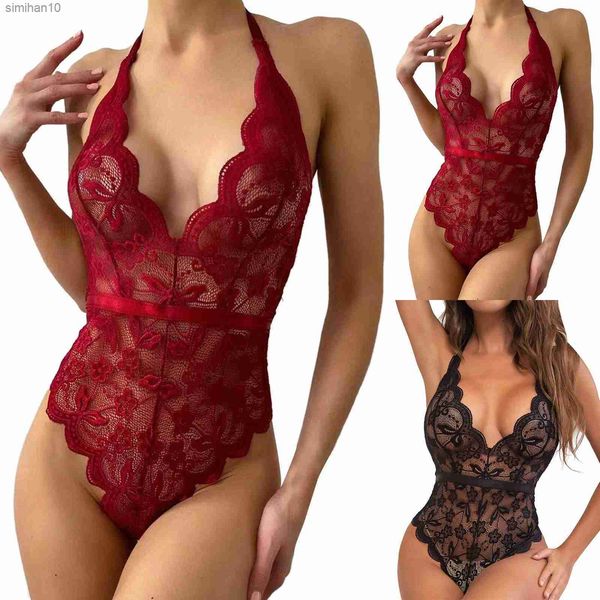 

women fashion lingerie roleplay lingerie women costumes red plaid lace dress see through clothes fishnet tights l230518, Red;black