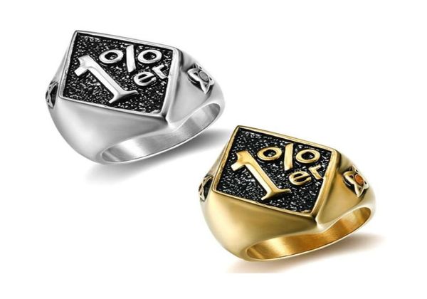 

2022 cool male 316l stainless steel gold biker 1 er skull ring mens motorcycle biker band party ring a2750923757990013, Silver