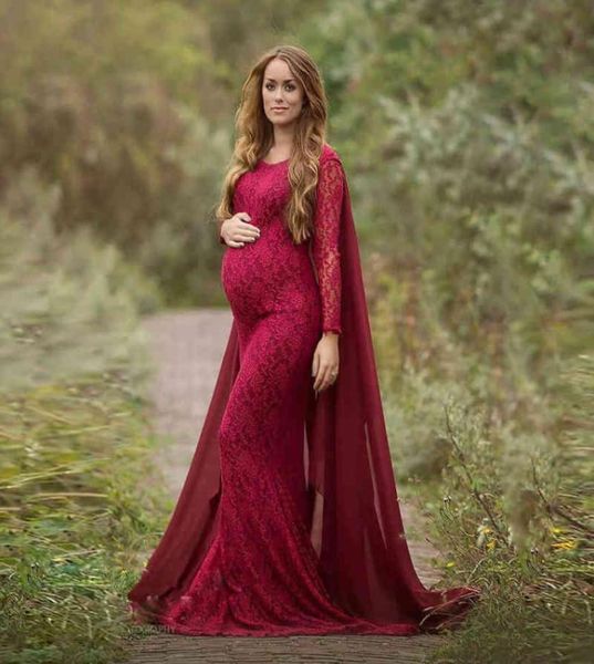 

maternity dresses chiffon scarf maternity dresses for poshoot lace fancy pregnancy dresses elegence pregnant women maxi gown ph8089219, White