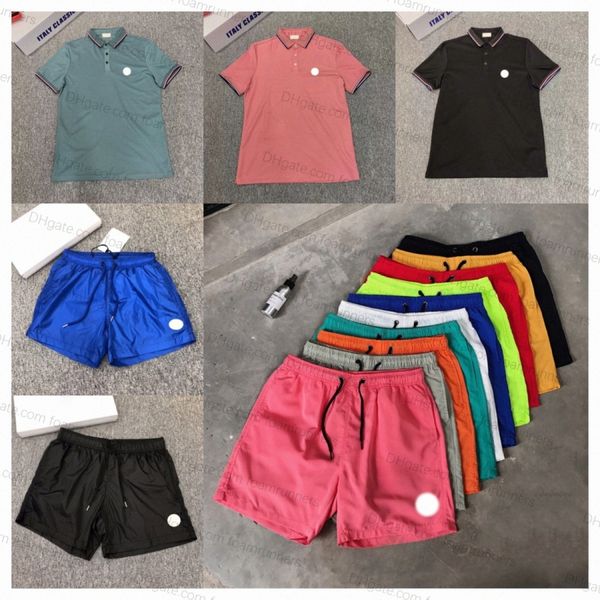 

summer men designer shorts summer mens swimwear womens beach short luxury french brand embroideried label quick-drying sports e2xc#, White;black