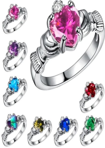 

8 colors women ring 925 solid sterling silver rings woman luxury fine jewelry gift wedding accessories1100708