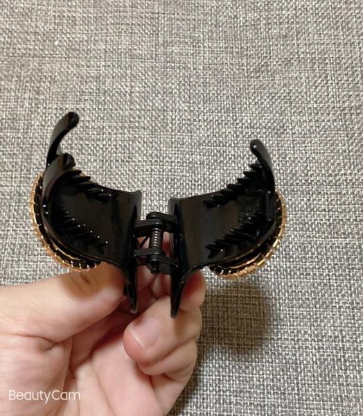 

classic fashion rhinestone pearl claw clips c hair clip headband for ladies collection head accessories items vip gifts6382655, Golden;silver