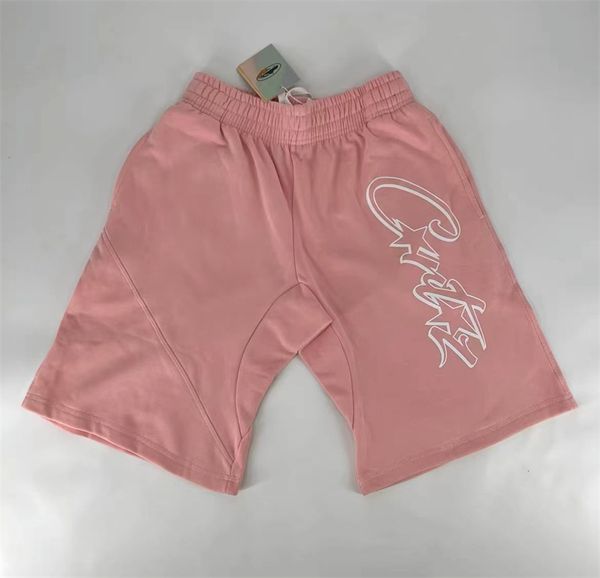 

men's corteizs shorts ins fashion hip hop skateboarding casual pants men women all seasonsky print pocket summer clothing casual loose, White;black