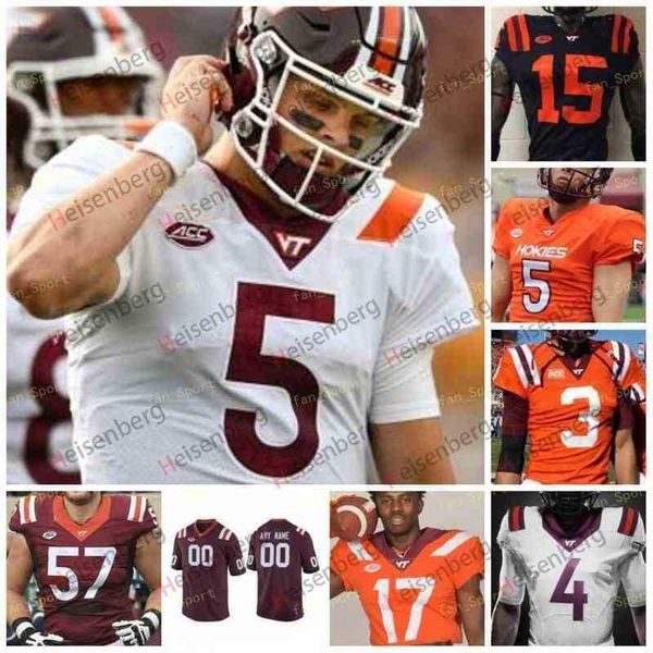 

college custom virginia tech hokies football jersey ncaa college chamarri conner damon hazelton rayshard ashby emmanuel belmar hewitt pollar, Black
