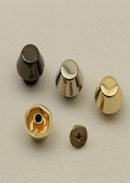 

new metal oval combined rivets button plating tacks nailface screw buckle box bag hardware accessories handbag ba3364061333, Black