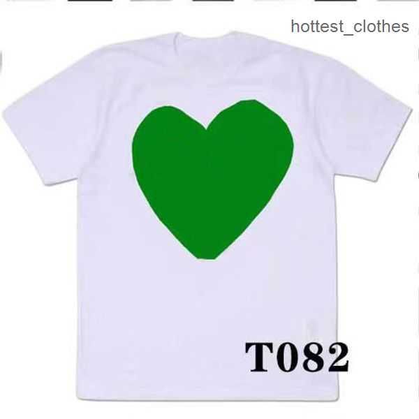 

play designer men's t-shirts casual women's des badge garcons quality print short sleeve t-shirt couple hearts tshirt 5 r5yk, White;black