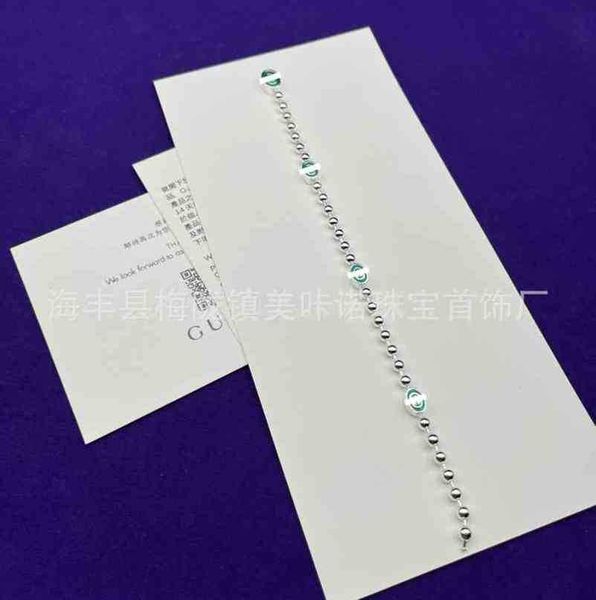 

designer jewelry necklace ring interlocking bead chain personalized bracelet gift for men womennew jewellery, Black