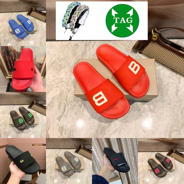 

2023 luxury women mens slippers sandals thick bottom padded front oran sandal casual silpper beach slides for men slides chypre, Black