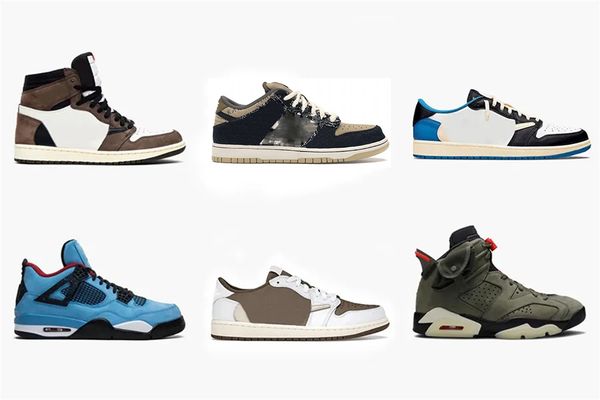 

2023 authentic 1 high fragment outdoor shoes reverse mocha low og black phantom sail cactus jack baroque brown men women sports sneakers wit