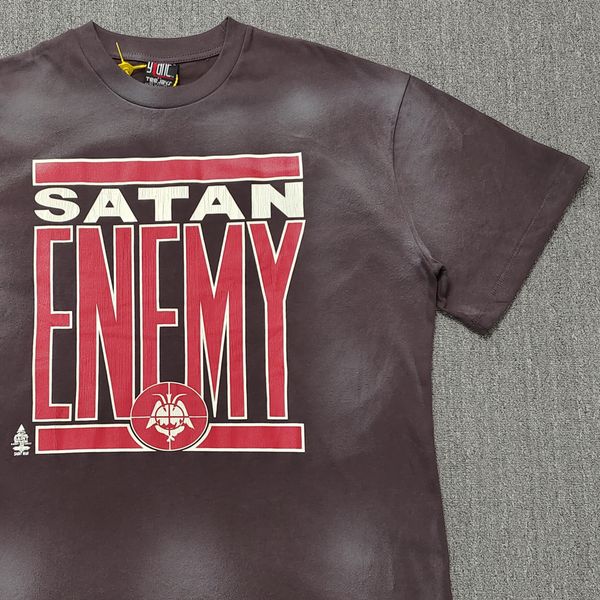 

fashion streetwear vintage oversized tee tshirt for men, Black;brown