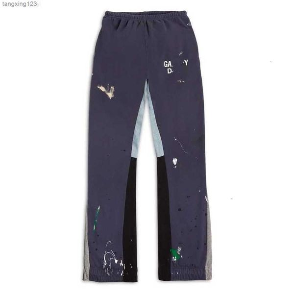 

men's pants galleries dept designer sweatpants sports painted flare pant2r9ta, Black