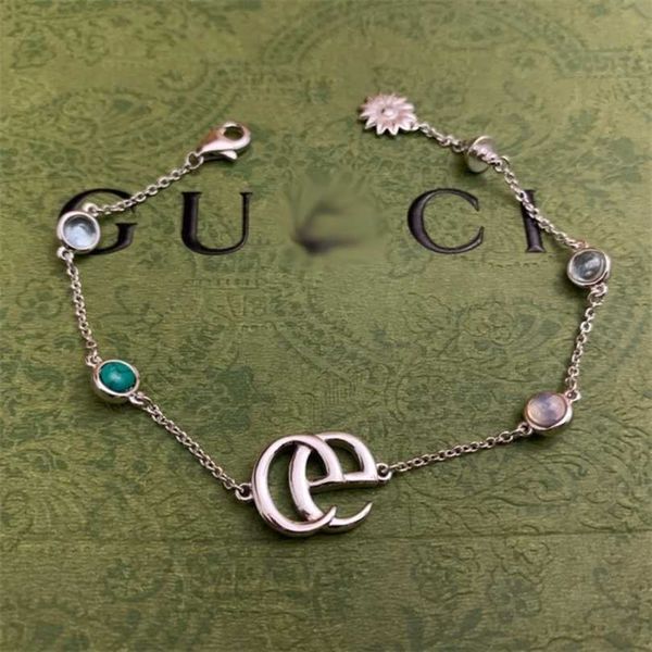 

new 2023 designer jewelry necklace ring old versatile white copper bracelet classic turquoise mother of pearl shell bracelet, Black