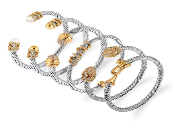 

godki trendy luxury stackable bangle cuff for women wedding full cubic zircon crystal cz dubai silver color party bracelet 2103302145394, Golden;silver
