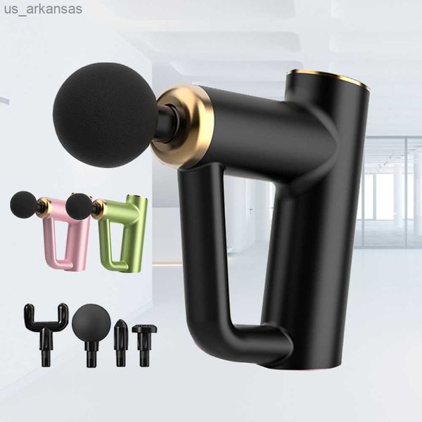 

full body massager portable massage gun deep tissue muscle pain relief electric percussion pistol for neck back relaxation fitness 221208 l2