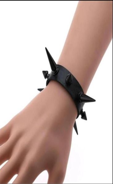 

pendant necklaces bracelet men039s wrist jewelry bracelet with spikes comfortable rivet studded wristband accessories4752168, Silver