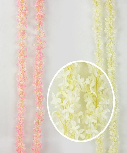 

artificial flowers cherry blossom attificial lilac flowers vine beautiful rattan for wedding decotations encryption flower string 6392318