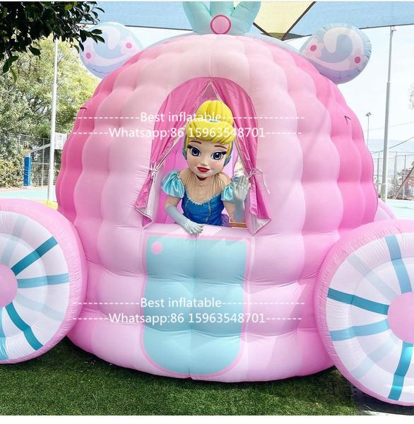 

cute inflatable tent decoration events party used princess girl party