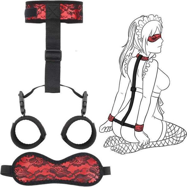 

toy new sm fun products lace ribbon backhand cuff binding set couple toys