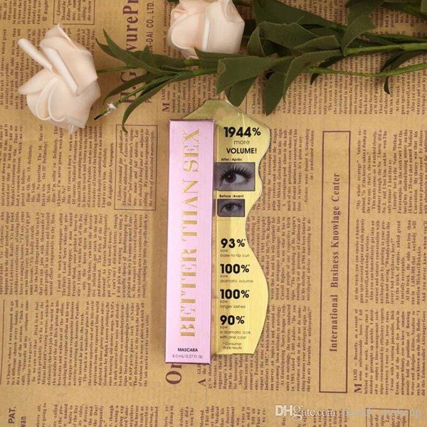 

quallitynew face cosmetic better than better than love mascara black color long lasting more volume 8ml masacara