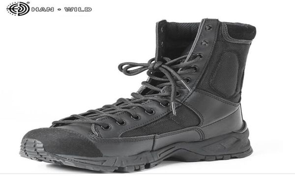 

mens leather tactical army boots men ankle strap black plus size 3746 work shoes combat military boot man 2011274875738