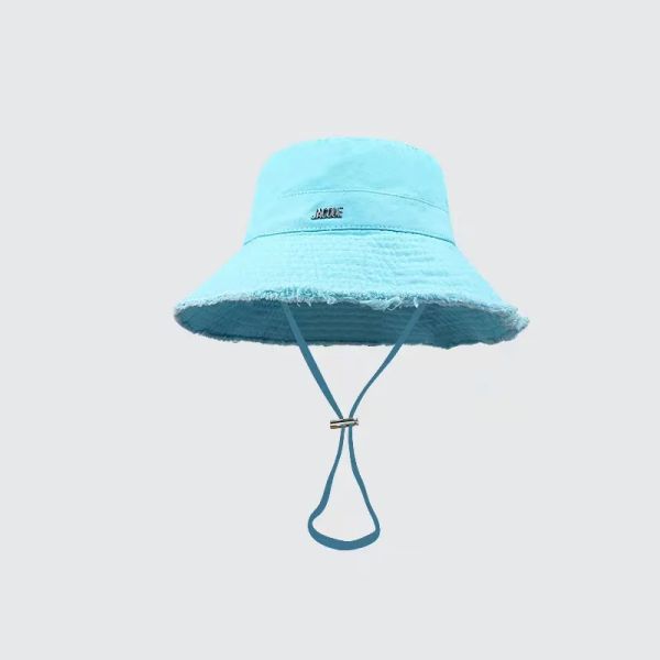 

blue fashion bucket hat women cute casual hats womens luxury designer hat for man beach resort party sun protection cap outdoor fishing dres, Blue;gray