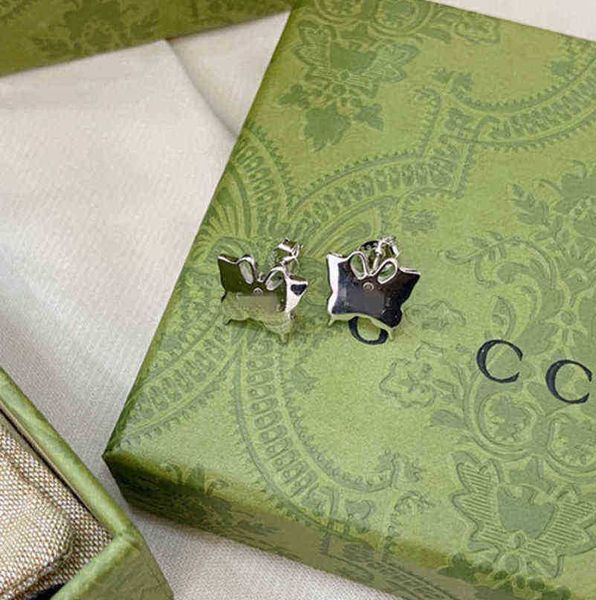

designer jewelry bracelet necklace ring accessories sterling butterfly simple women's hollow out design earrings, Golden