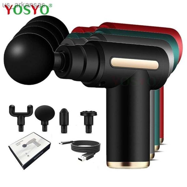 

full body massager fascia gun muscle relaxation pocket massage stick mini lcd 20 gears fitness masseur shoudler pain remove 221019 l230523