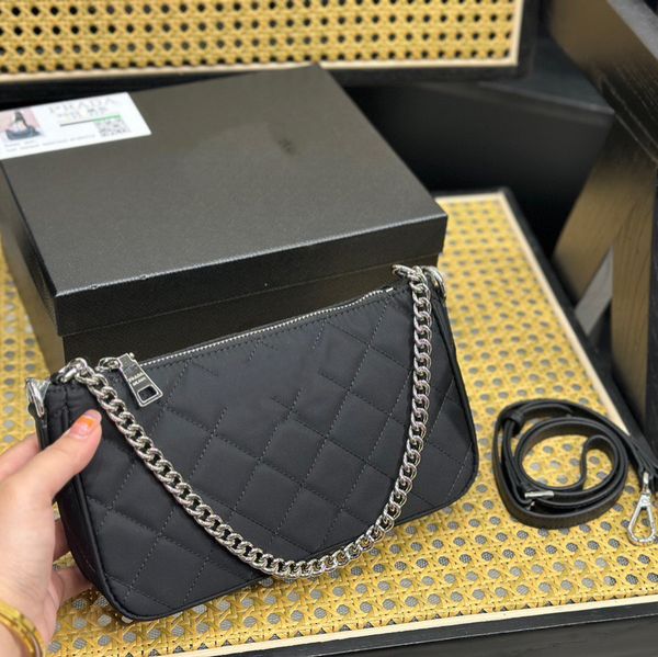 

luxury designer bag the tote handbag nylon messenger bag man womens classic ladies underarm shoulder wallet fashion retro star purse clutch