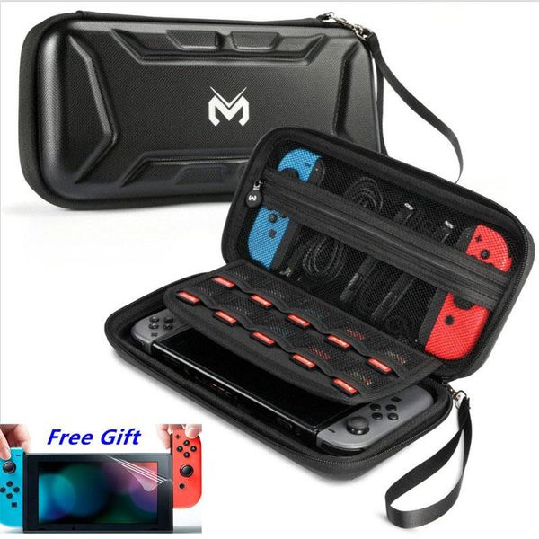 

organizer nintend switch console accessories protective waterproof travel carry case bag hard shell storage stand for nitendo switch ns