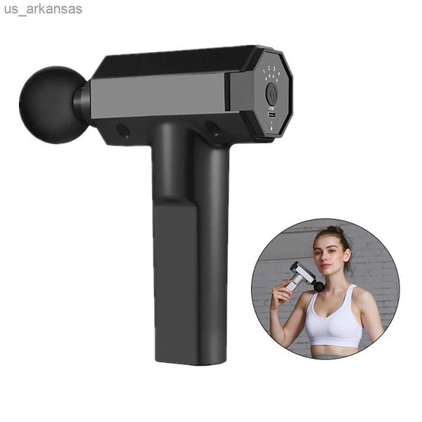 

massage gun fascia gun sports therapy muscle massager body relaxation pain relief slimming shaping massager lcd display l230523