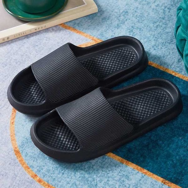 

slipper men' slippers couples bathing slides summer eva comfortable soft sole man indoor home chaussure homme size 40-45 shoes for men, Black;grey