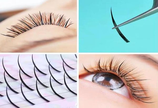 

new fashion am shape d curl angel eyelash extension individual false mink magic eye lash cilia lash black2047693