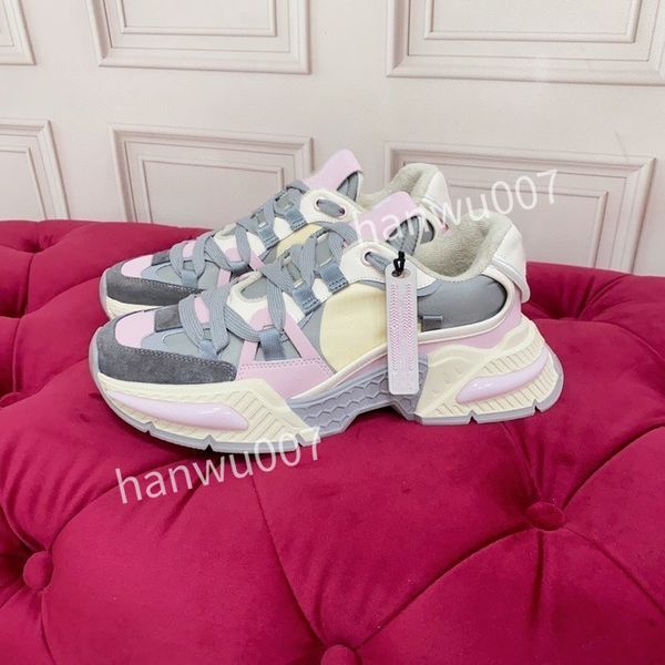 

2023womens designer shoes lace low high sneakers casual womens shoe sports breathable flexible soft comfortable real leather woman trainers, Black