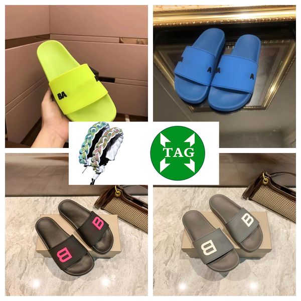 

luxury women mens slippers sandals thick bottom padded front oran sandal casual silpper beach slides for men l slides chypre with logo 35-45, Black