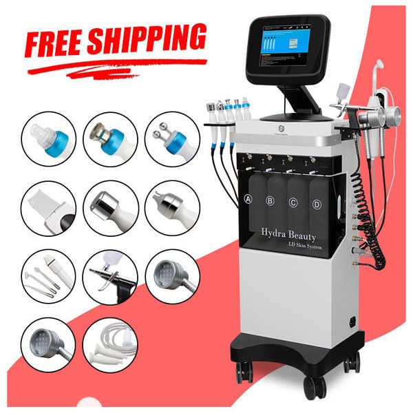 

2023 facial hydra auqa water deep cleaning rf face lift skin care face spa machine tightening beauty salon equipment