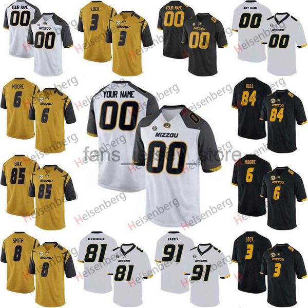 

ncaa mizzou missouri tigers college football jerseys shawn robinson jersey jonathan nance albert okwuegbunam damarea crockett custom stitche, Black