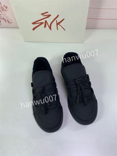 

mens designer shoes low high sneakers casual womens shoe sports breathable flexible soft comfortable real leather woman trainers, Black