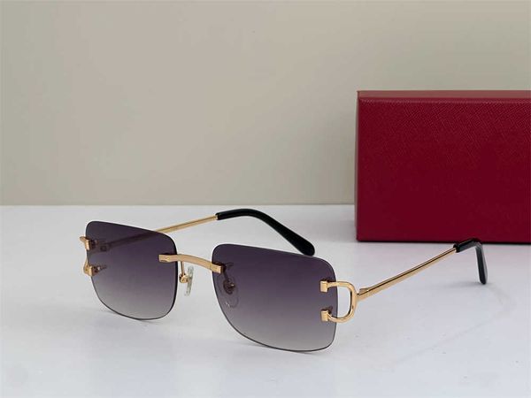

luxury brand designer sunglasses men piccadilly zonnebril man women vintage retro frameless square small rimless sun glasses 104, White;black