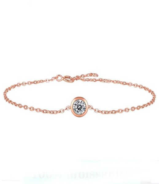 

real color d vvs1 moissanite tennis bracelet 12ct diamond tennis chain adjustable bangle s925 silver wedding jewelry for women2036597, Black