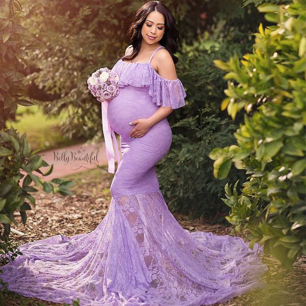 

maternity dresses pregnant women pgraphy props pregnant dress pgraphy maxi dress gravidas vesidos lace clothing pregnant women pgraphy g2206, White