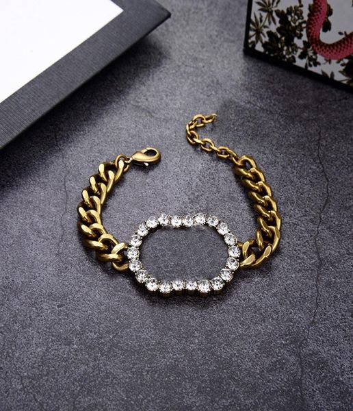 

bracelet fashion luxury designer diamond geometric bracelet jewelry women15021092, Black