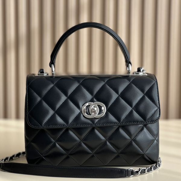 

designer classic luxury handbag trend womens satchel large handbag casual handheld makeup bag shopping zipper purse chain crossbody bag wome