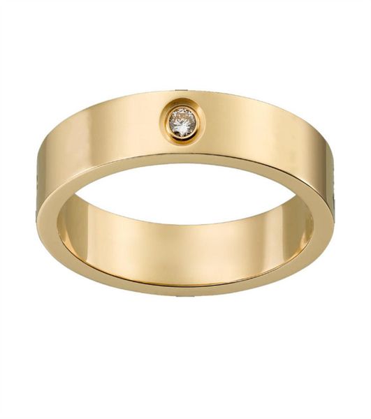 

2021 titanium steel silver gold love ring for women men luxury designer jewelry never fade not allergic fashion lovers couple ring4081050