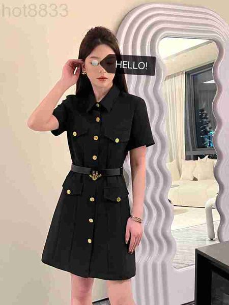 

basic & casual dresses designer summer is stunning, french niche, small stature, age reducing, beautiful, high waisted, slim a-line dress, p, Black;gray