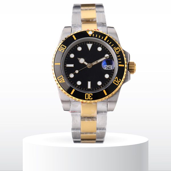 

sapphire glass luxury mens designer watches ceramic watch with box mechanical automatic movement fashion watchs orologio di lusso wristwatch, Slivery;brown