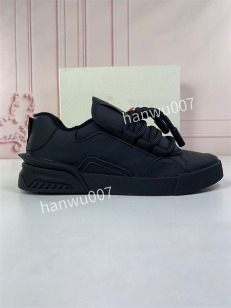 

2023mens designer shoes low high sneakers casual womens shoe sports breathable flexible soft comfortable real leather woman trainers, Black