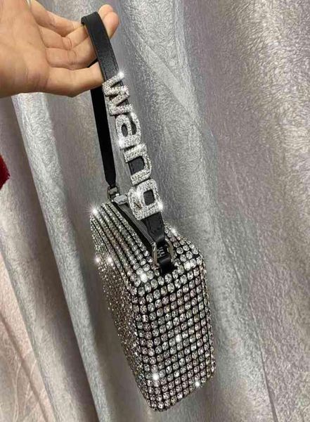 

2021 new rhinestone handbag for women bag diamonds shoulder purse ladies female crossbody shining diamond bag2164270